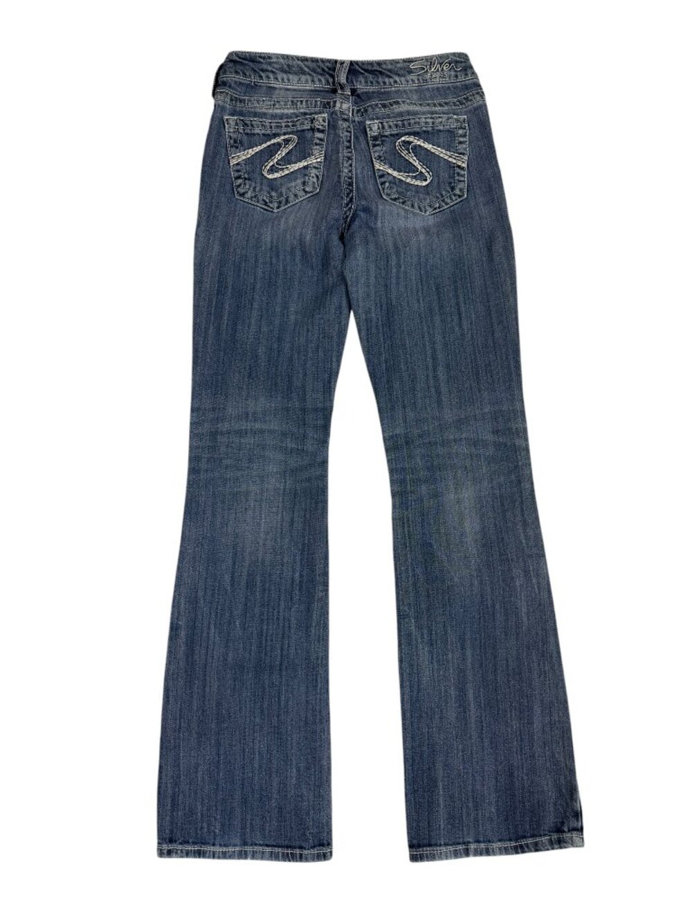 Silver Jeans Aiko Bootcut Jeans Medium Wash Low Rise 28x31